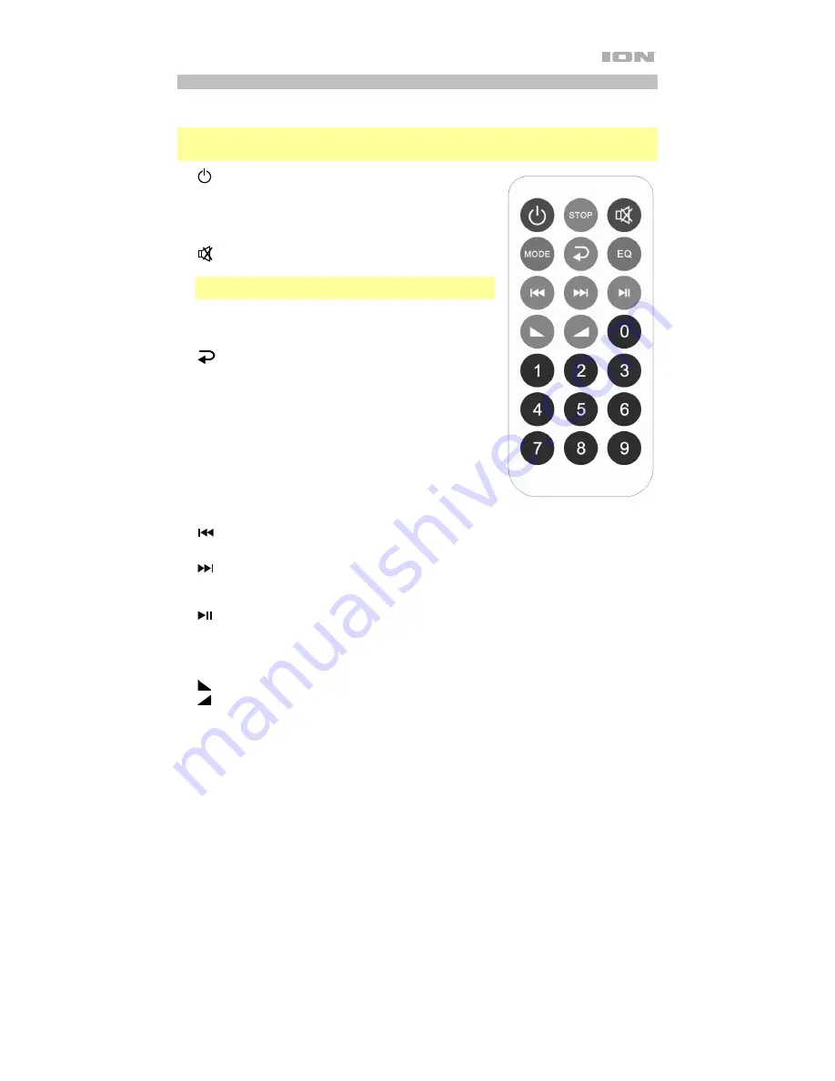 ION POWER GLOW 200 Quick Start Manual Download Page 17