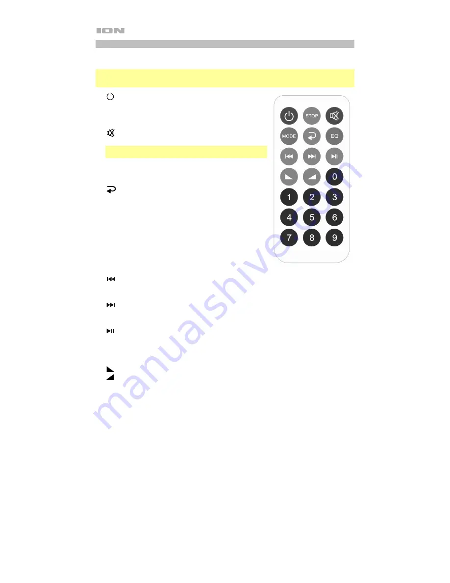 ION POWER GLOW 200 Quick Start Manual Download Page 26