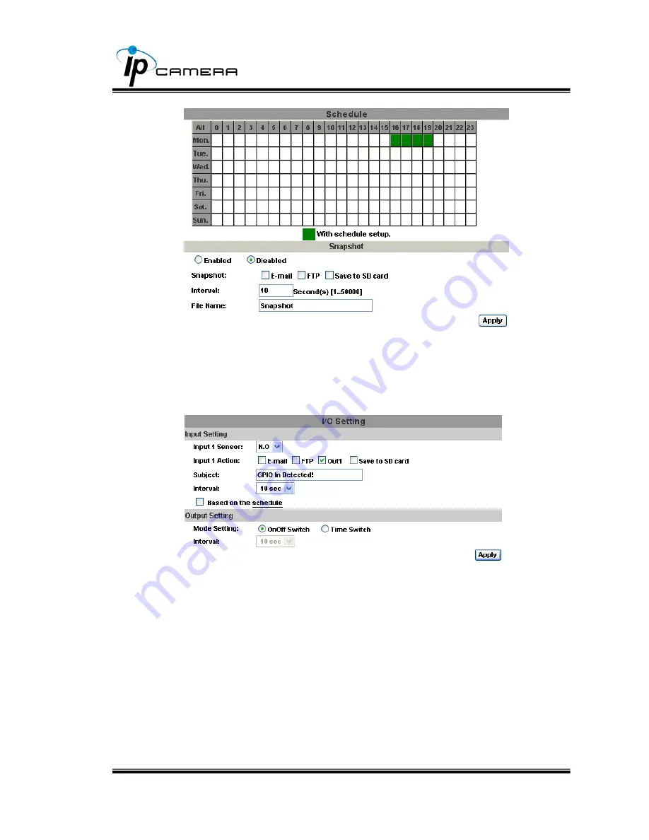 IP Camera 3-AXIS User Manual Download Page 34