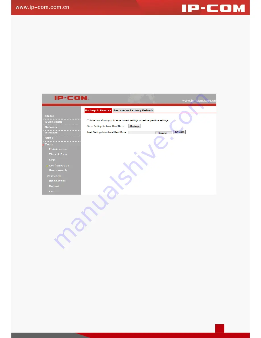 IP-COM W185AP User Manual Download Page 50