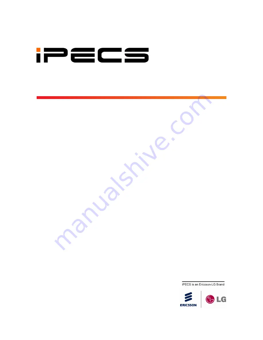 iPECS LDP-9030D User Manual Download Page 1