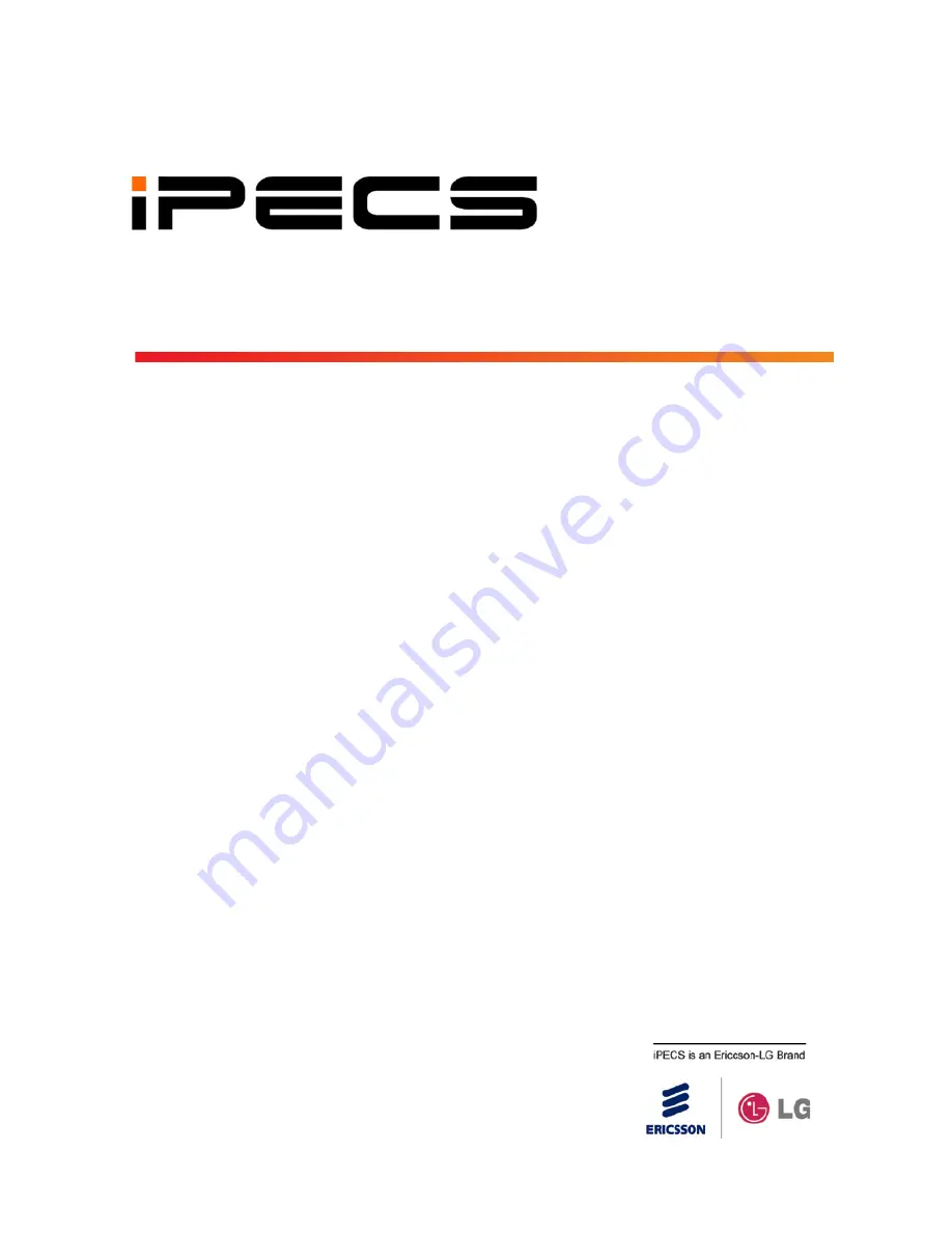 iPECS LIP-8040E User Manual Download Page 1