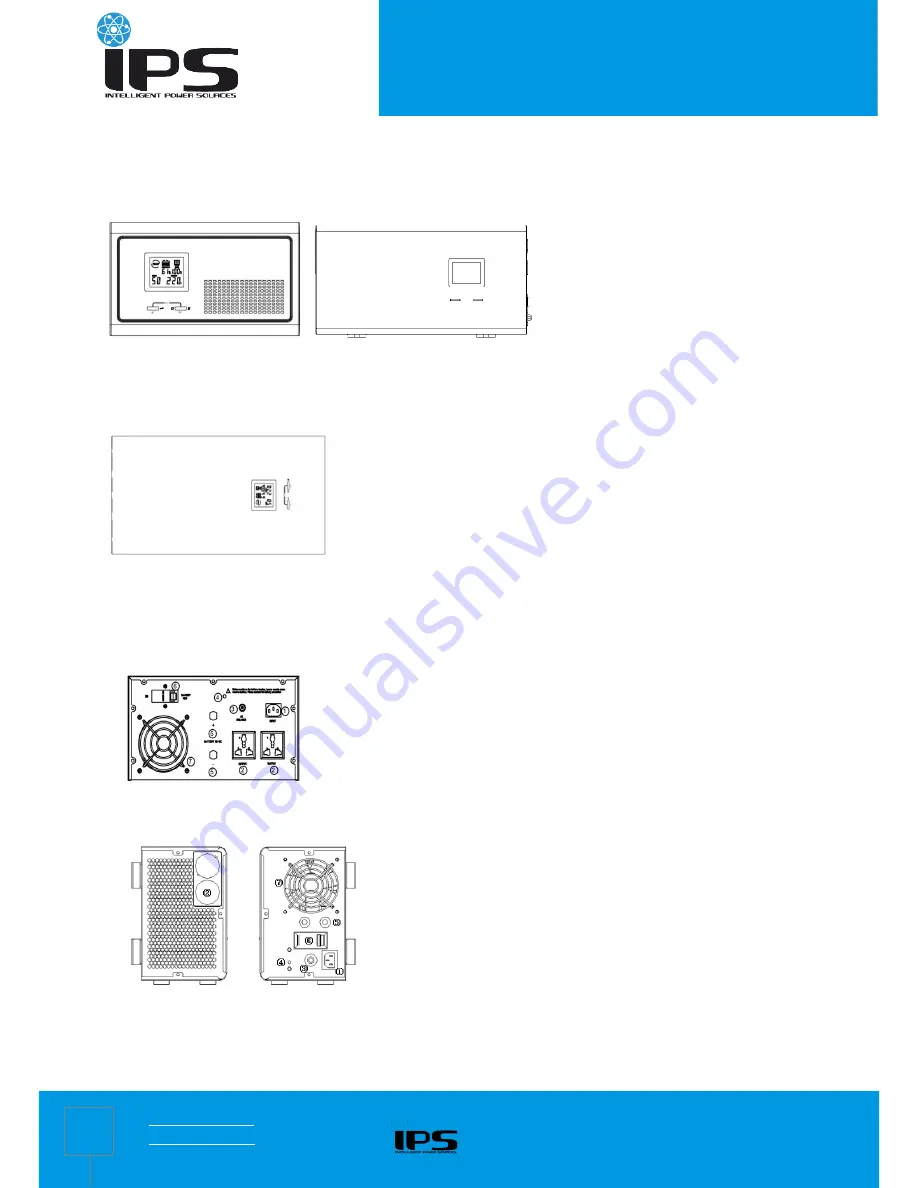 IPS IPS1000-SIN User Manual Download Page 6