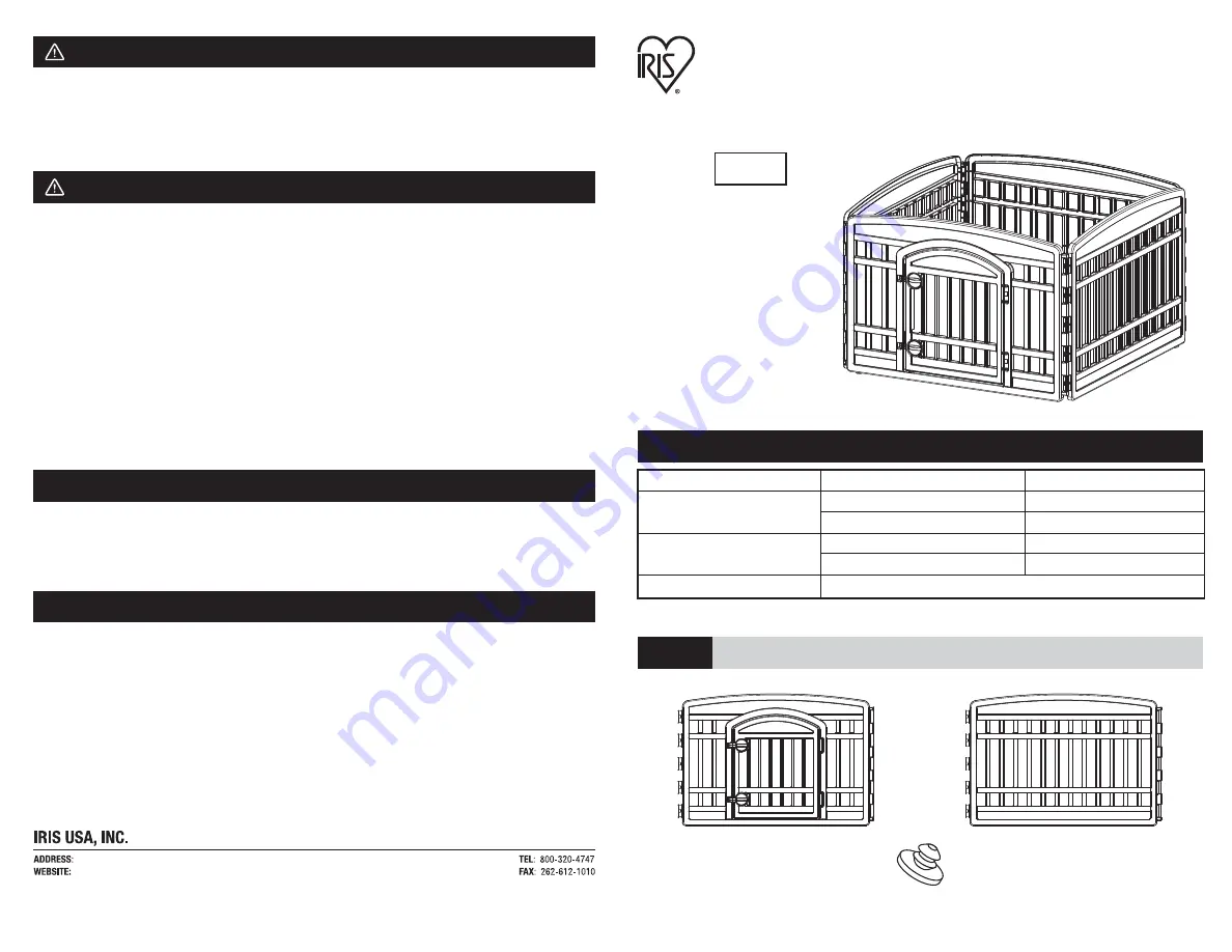 IRIS CI-604E General Instructions Download Page 1