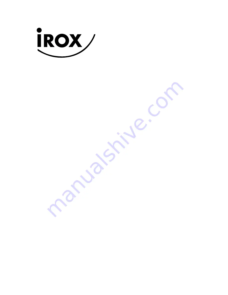 IROX PRO-X2 User Manual Download Page 1