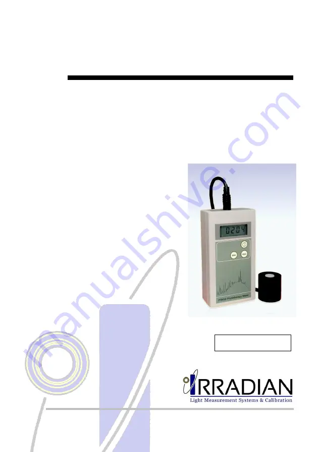 Irradian PR450 User Handbook Manual Download Page 1