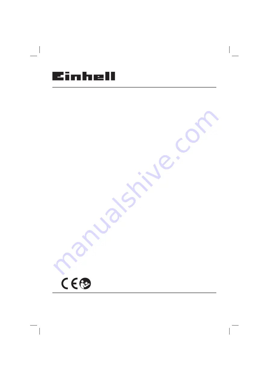 ISC EINHELL 41.709.55 Original Operating Instructions Download Page 2