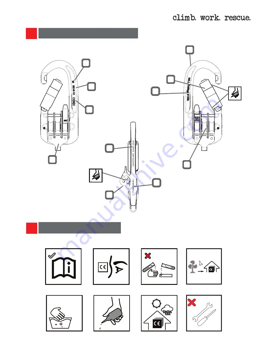 ISC Haulerbiner General Instructions Manual Download Page 3