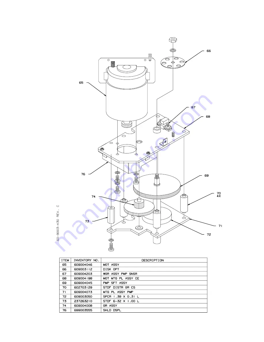 ISCO 6700SR Instruction Manual Download Page 180