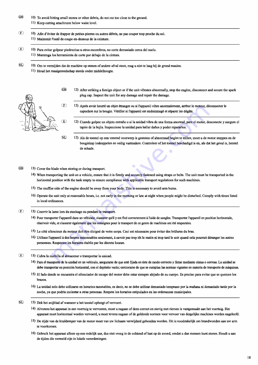 Iseki IMAT21S Operator'S Manual Download Page 21