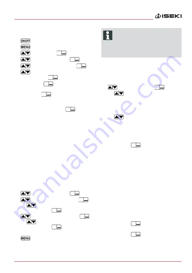 Iseki SRE2600X Instructions For Use Manual Download Page 23