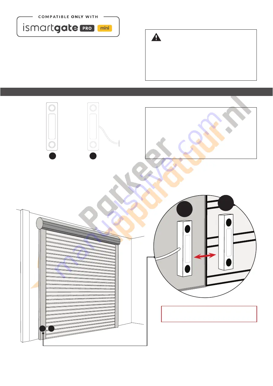 Ismartgate iSG-WDS Installation Manual Download Page 1