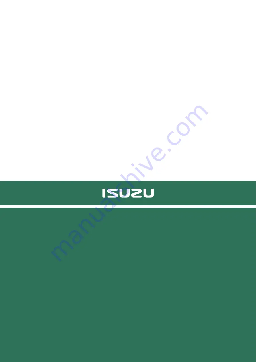 Isuzu 4LE2 Workshop Manual Download Page 121