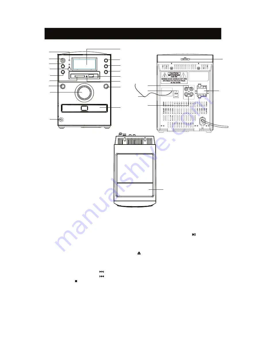 iSymphony Micro Music System with Built-in Universal Dock for iPod M1 User Manual Download Page 57