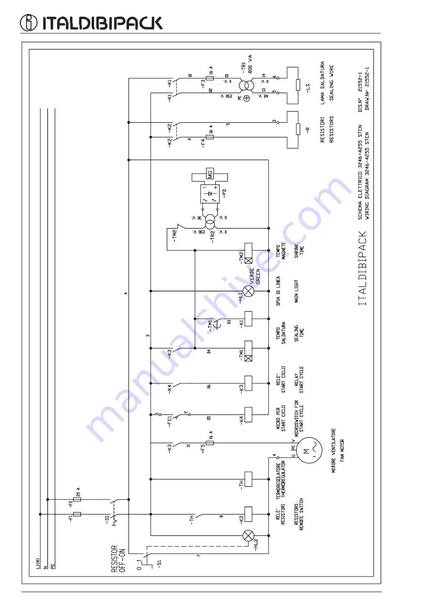 ItaldibiPack DIBIPACK 3246 STCN Скачать руководство пользователя страница 70