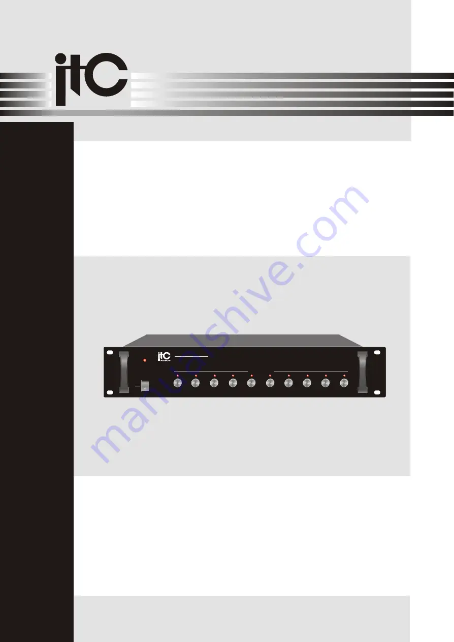 ITC Audio T-6202 Operation Manual Download Page 1