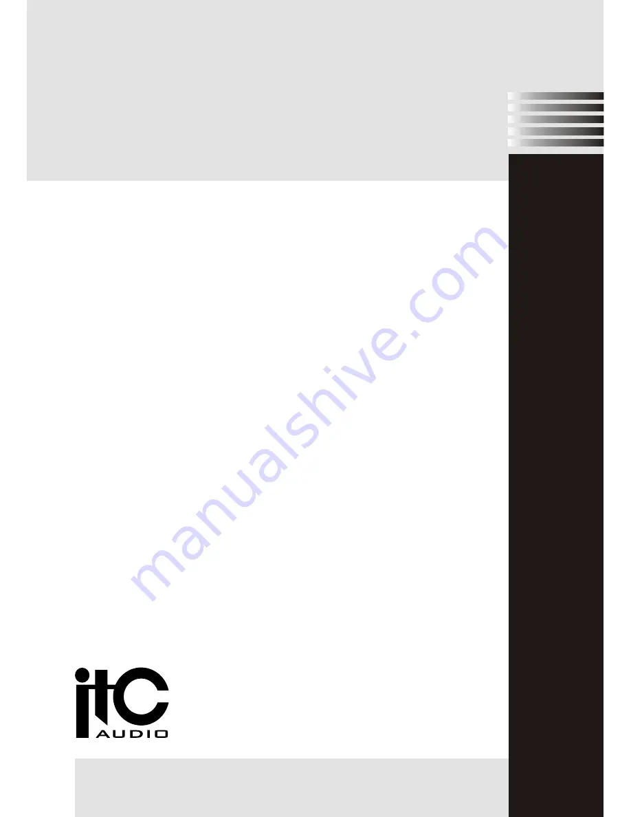 ITC Audio T-6222S Operation Manual Download Page 12