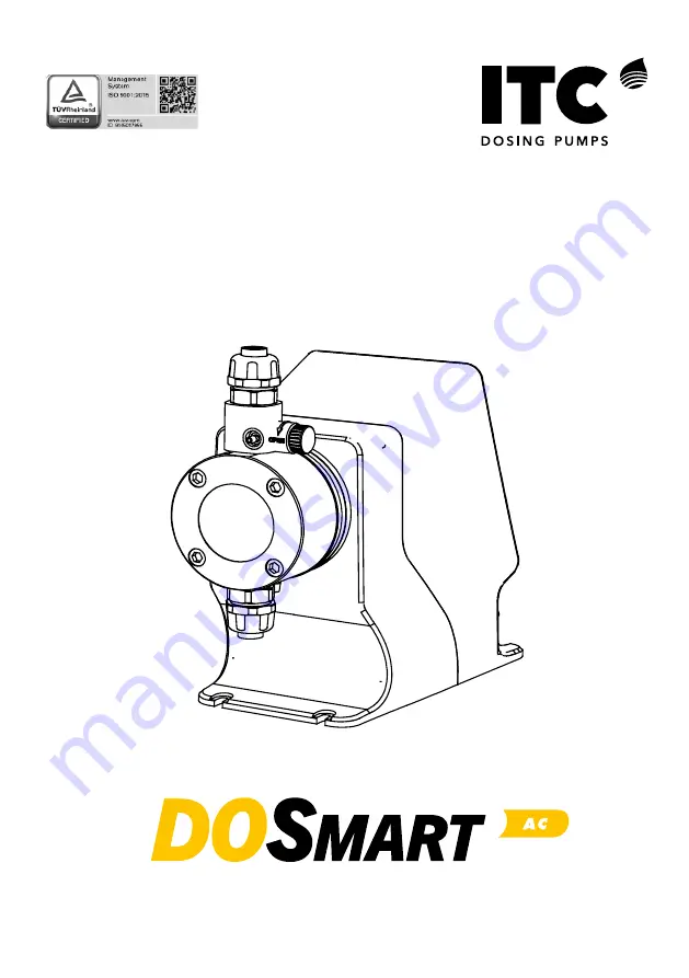 ITC DOSmart AC Скачать руководство пользователя страница 1