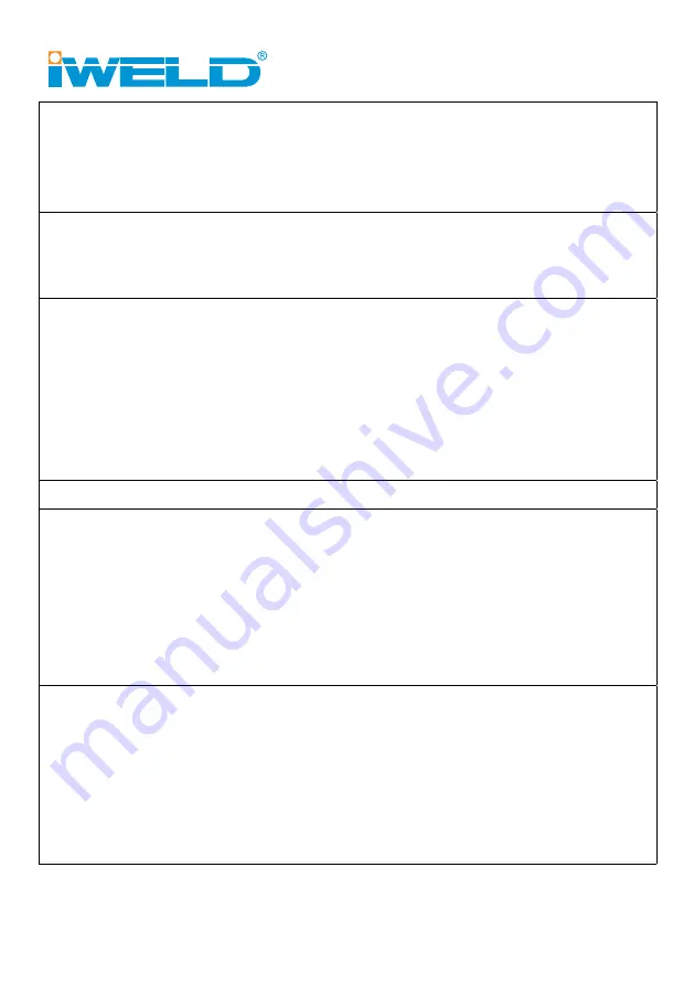 iWeld TIG 200 Digital Pulse User Manual Download Page 39