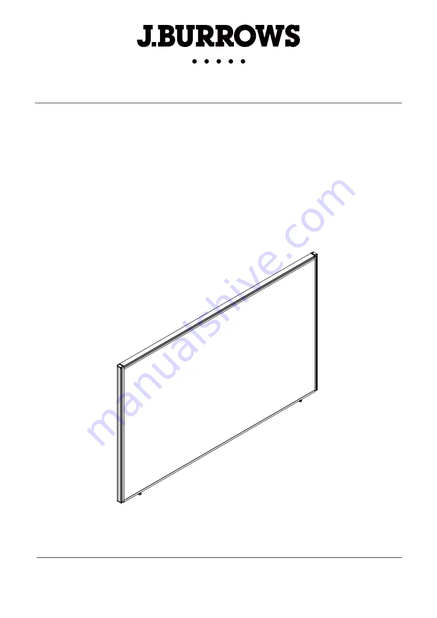 J.Burrows JBSC124BBE Assembly Instructions Manual Download Page 1