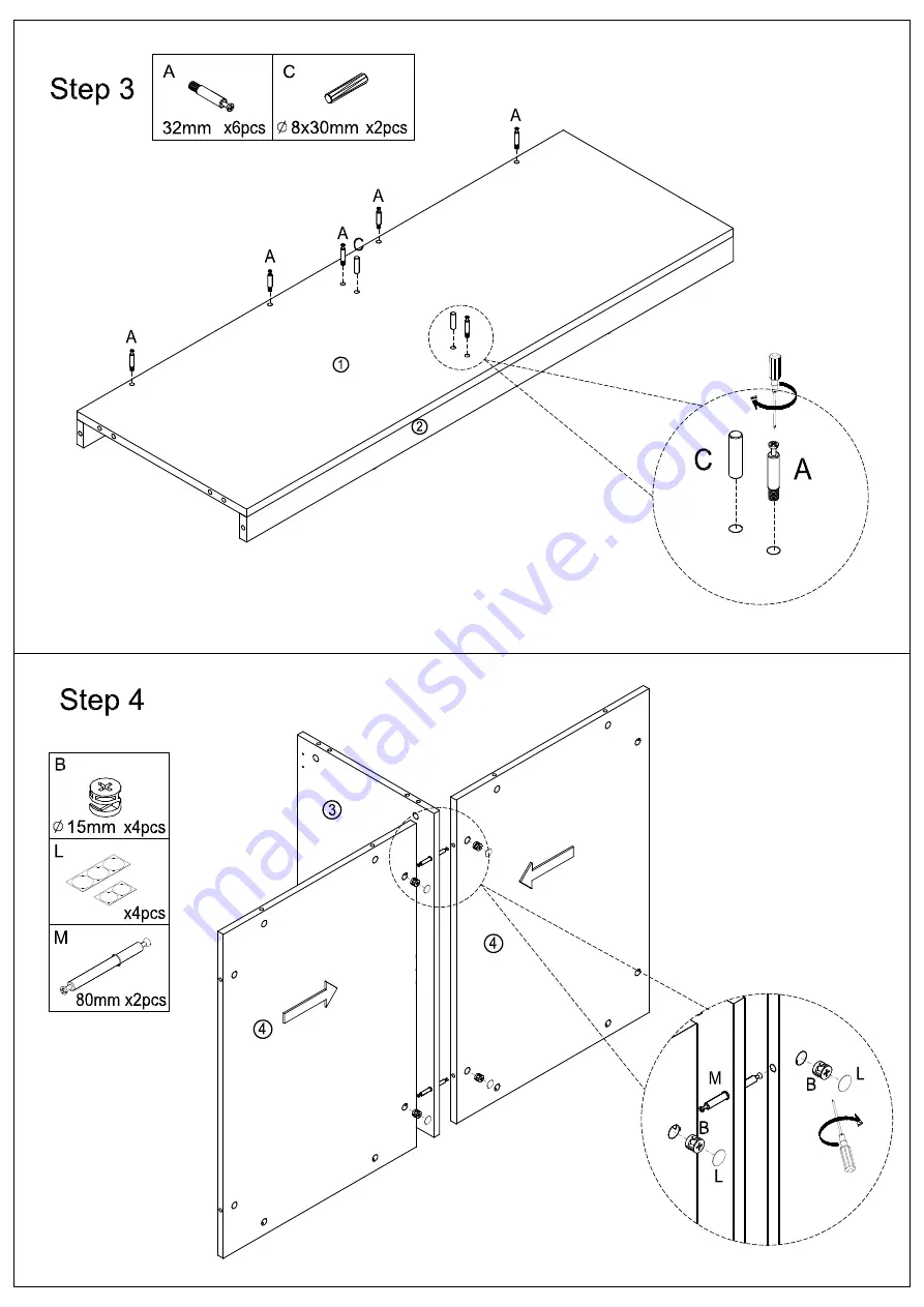 J.Burrows TOR12CRDKT Assembly Instructions Manual Download Page 8