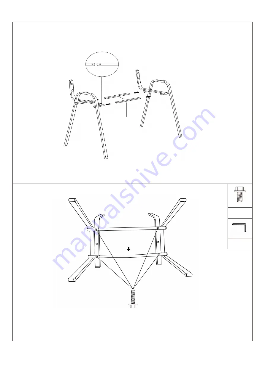 J.Burrows WINDSOR VISITOR CHAIR JBWINDSVBK Assembly Instructions Manual Download Page 5