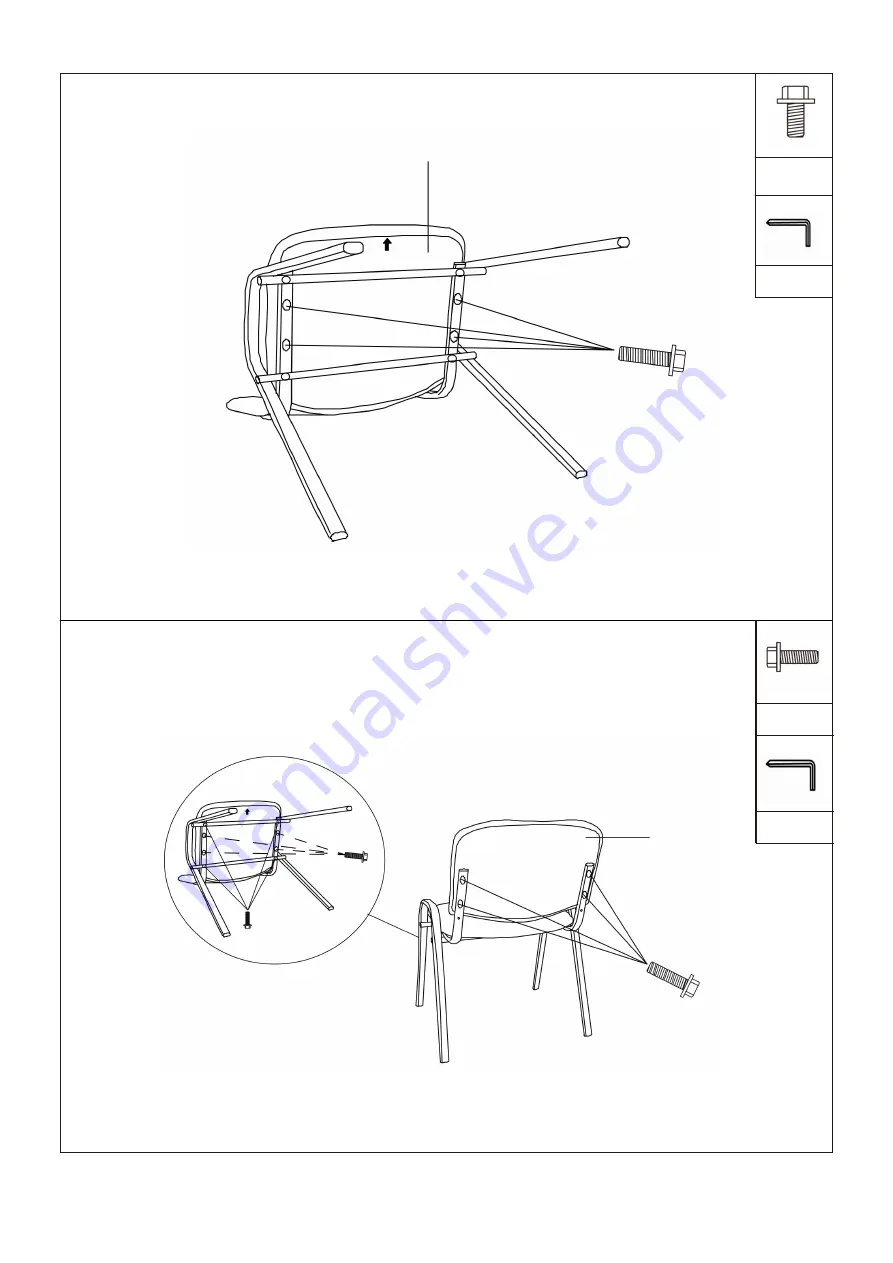 J.Burrows WINDSOR VISITOR CHAIR JBWINDSVBK Assembly Instructions Manual Download Page 6