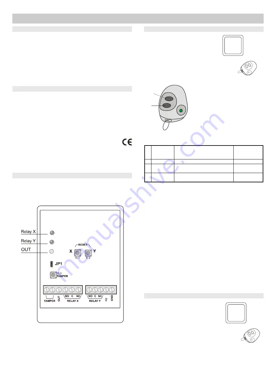 jablotron UC-216 Скачать руководство пользователя страница 1