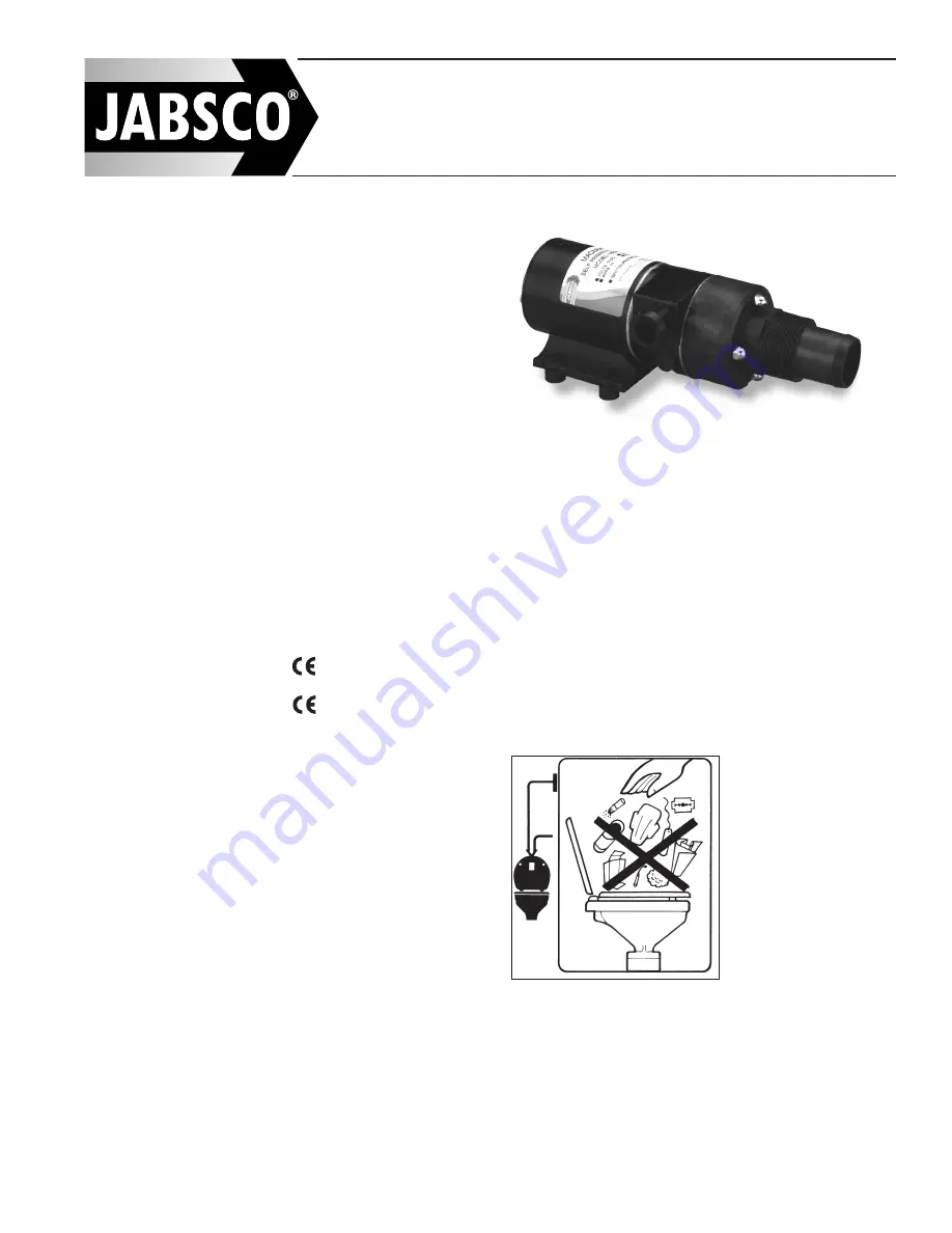 JABSCO 18590 Series Manual Download Page 1