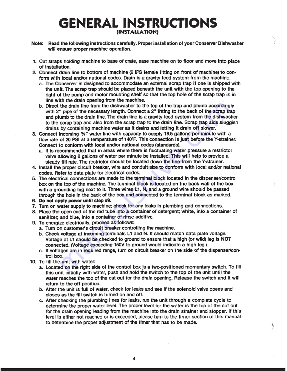 Jackson Conserver II Service Manual Download Page 4