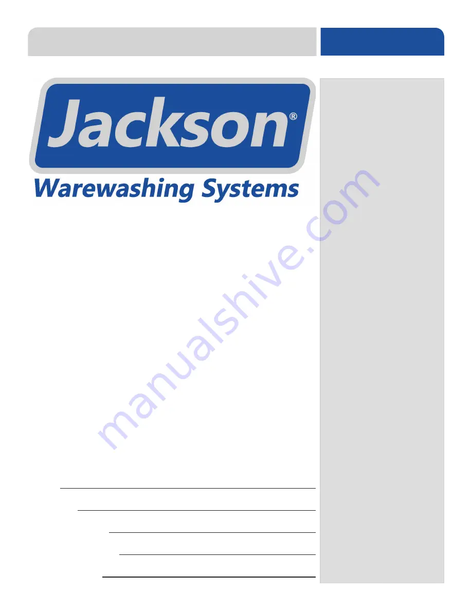 Jackson CREW 44 Installation, Operation And Service Manual Download Page 7