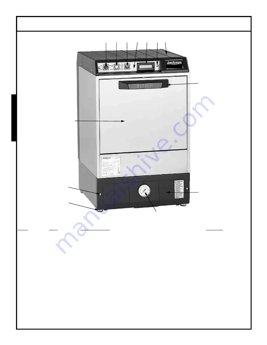 Jackson Hot Water Sanitizing Undercounter Dishmachines JPX-160 Service Manual Download Page 26