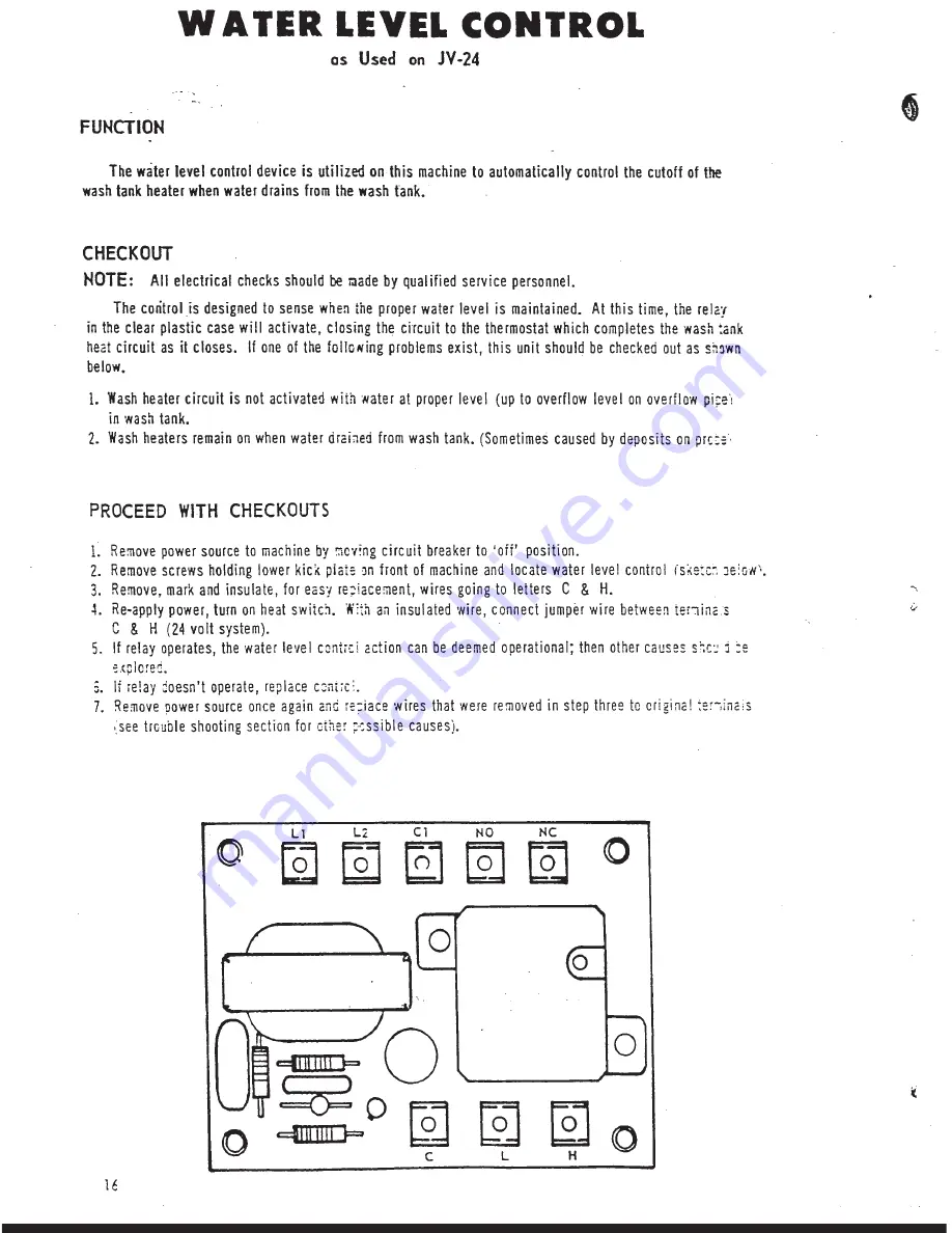 Jackson JV-24 A Operating And Maintenance Manual Download Page 16