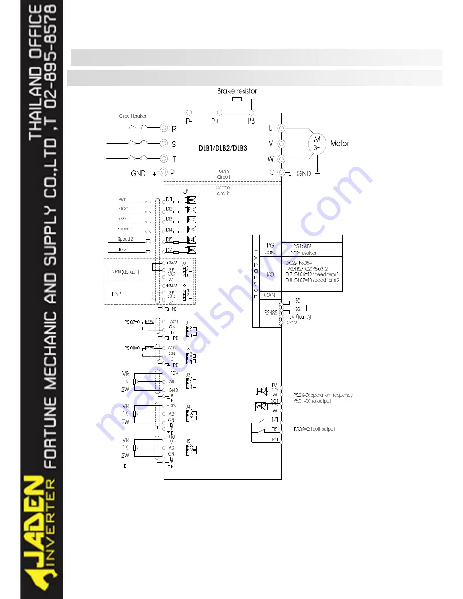 Jaden DLB1-0004T4G Instruction Manual Download Page 14