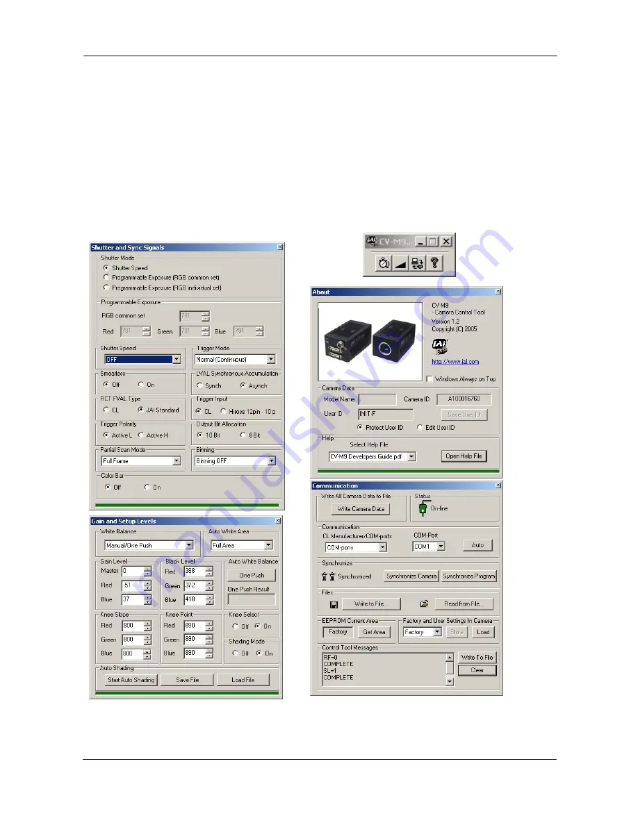 JAI CV-M 9CL Operation Manual Download Page 33