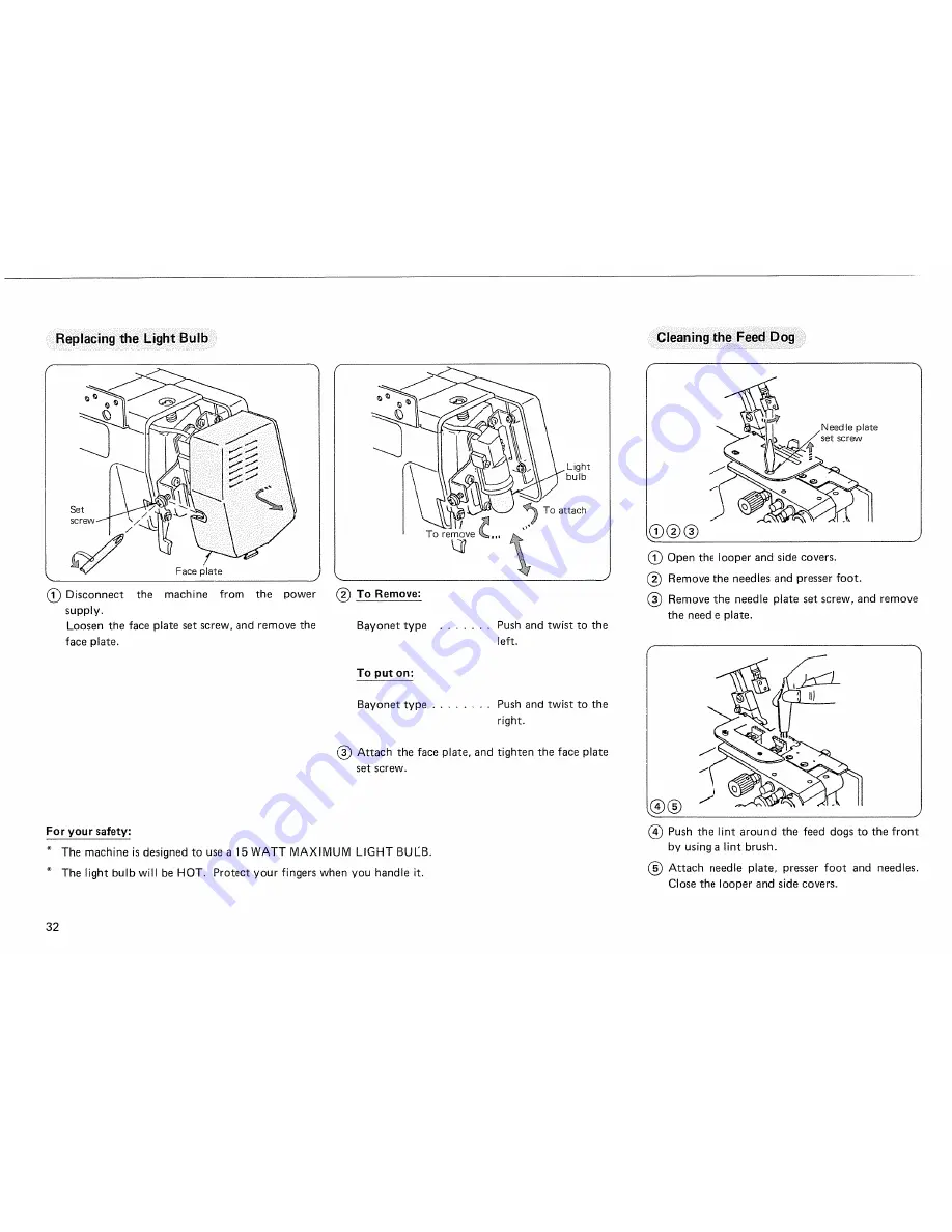 Janome MyLock 434 Instruction Book Download Page 34