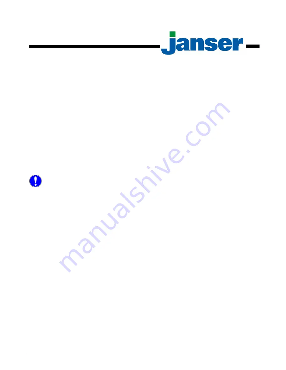 Janser KFU 830 Operation Manual Download Page 3