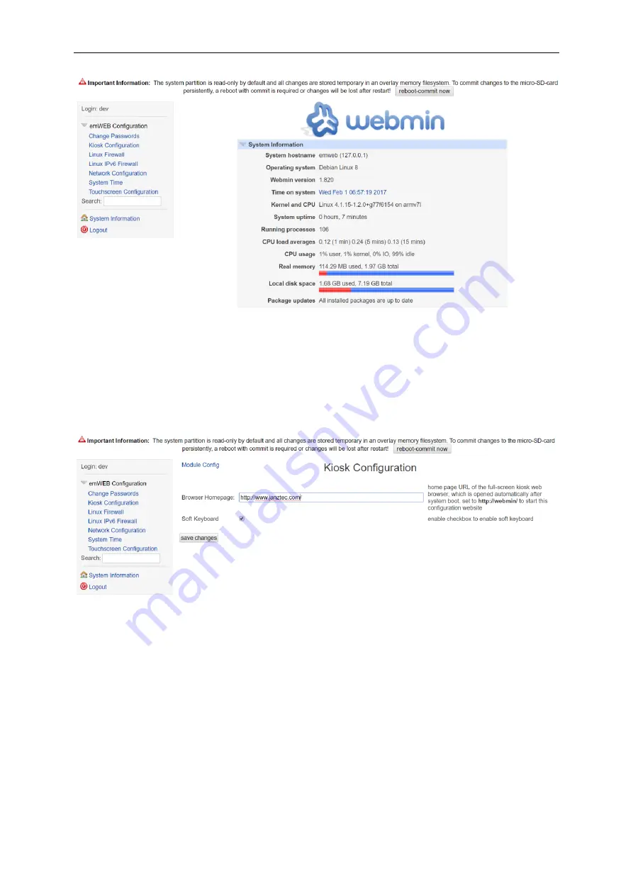 Janz Tec emWEB-10WT Hardware And Software Manual Download Page 17