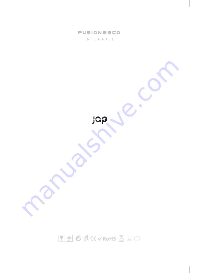 JAP FUSIONESCO INTEGRILL F-IG Manual Download Page 2