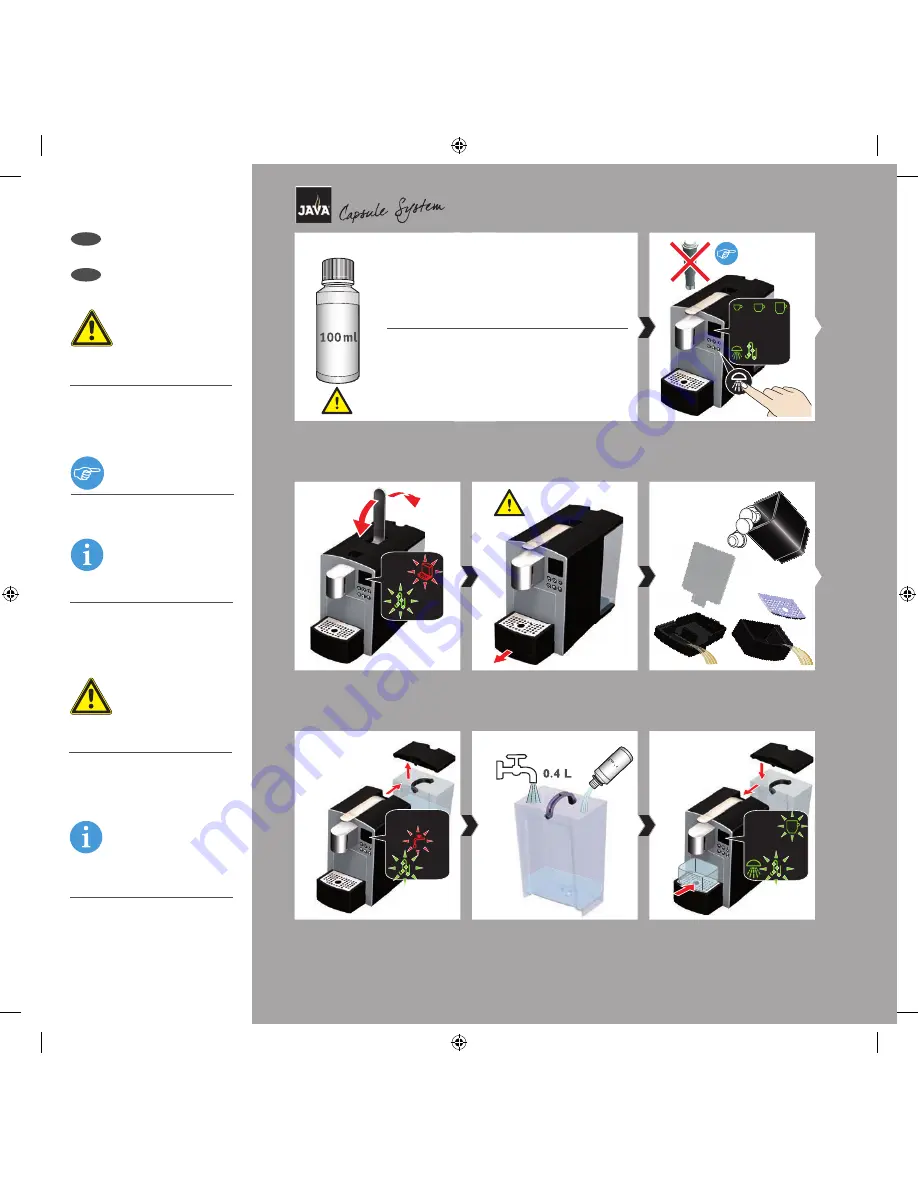 Java OOH 21 Operating Manual Download Page 14