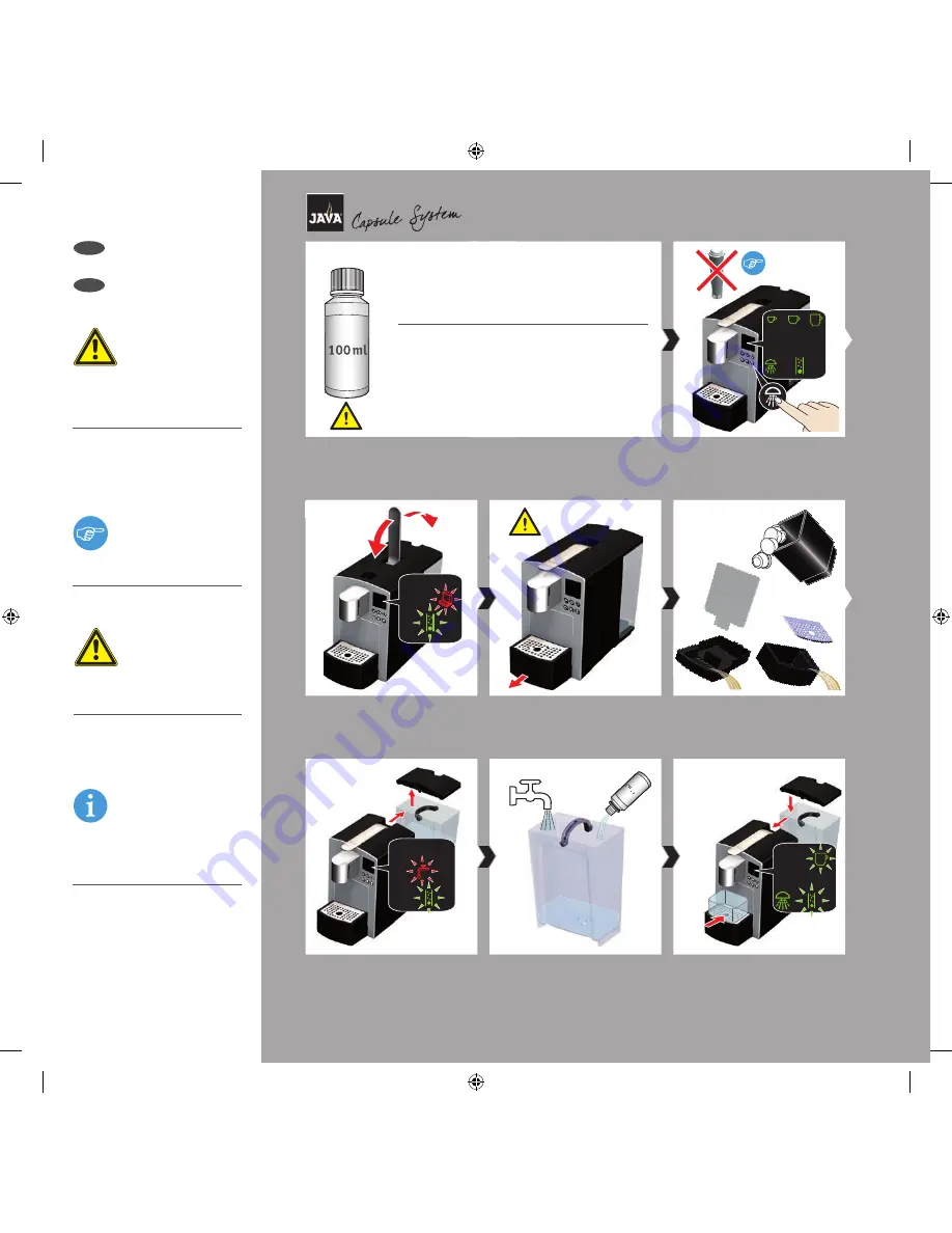 Java OOH 21 Operating Manual Download Page 44