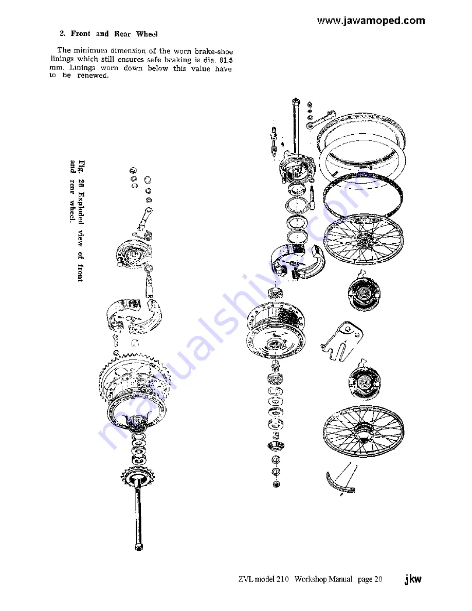 JAWA ZVL 210 Service Manual Download Page 19