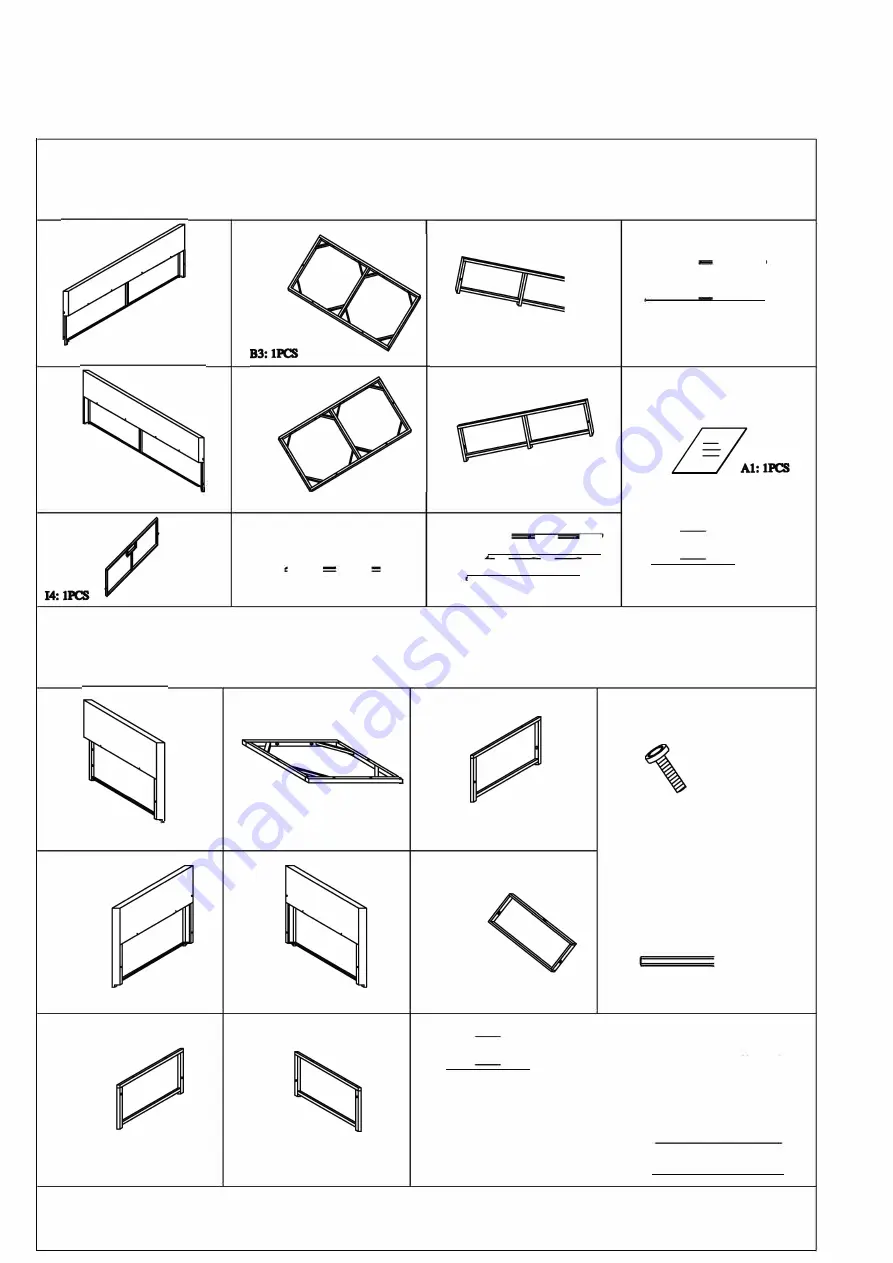 JAXSUNNY HG61T0828 Assembly Instruction Manual Download Page 2