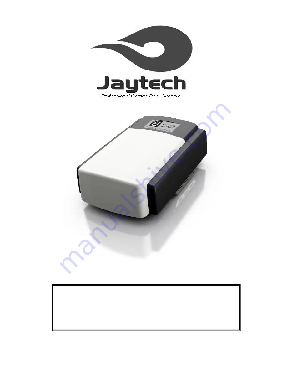 Jaytech 1200 V4 Installation & User Manual Download Page 1