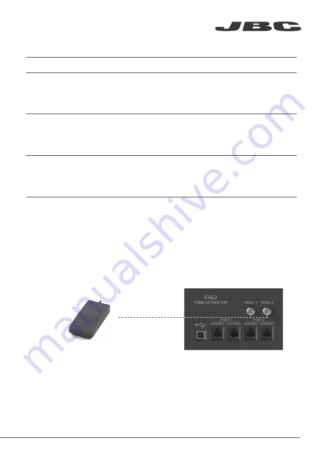 jbc FAE2-5B Instruction Manual Download Page 11