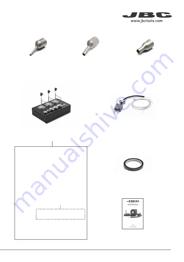 jbc JTSE-1A Instruction Manual Download Page 3