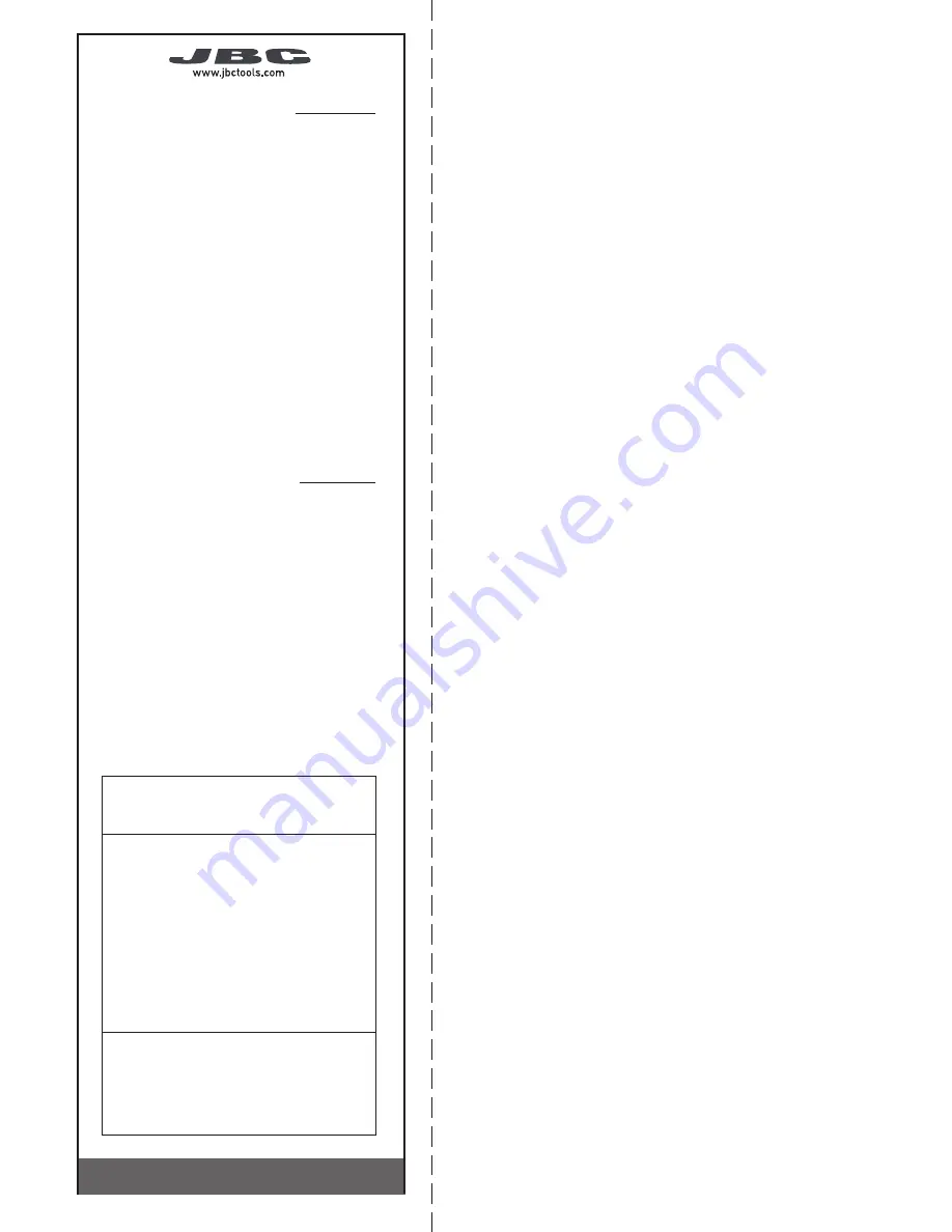 jbc pulsmatic User Manual Download Page 16