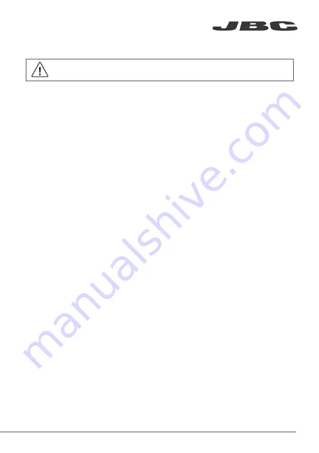 jbc T210 Series Manual Download Page 7