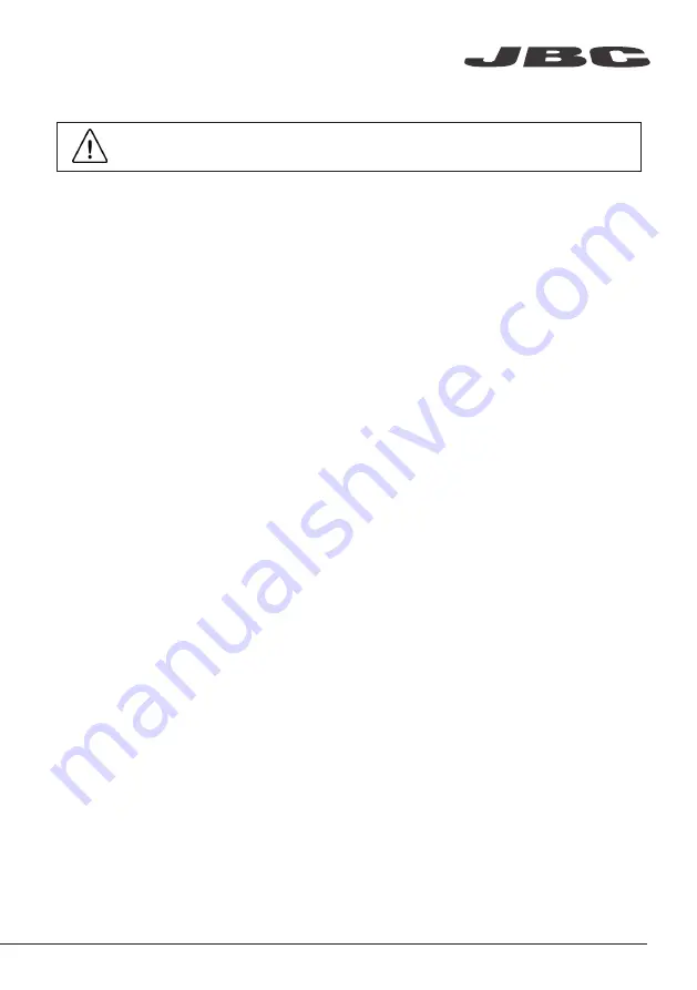 jbc T210 Series Manual Download Page 23