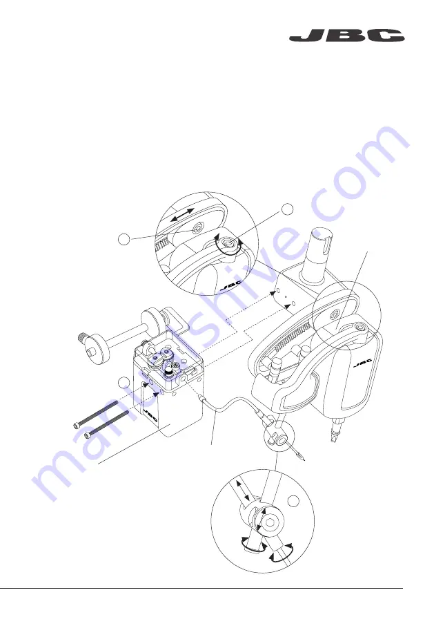 jbc TRA245-B Instruction Manual Download Page 3